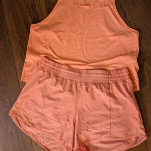 Lululemon Athletica Coral Activewear Set